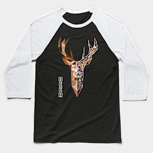 Geometric deer Baseball T-Shirt